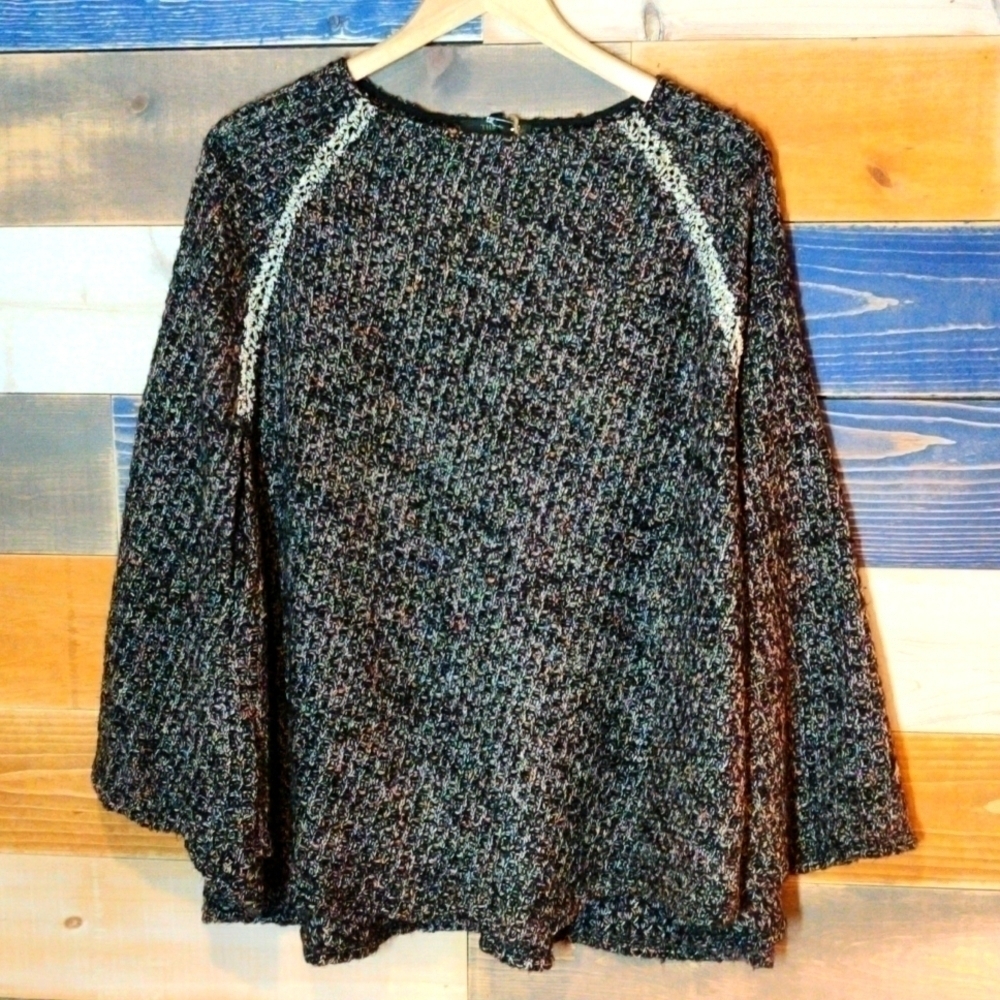 THML knit poncho sweater NWT